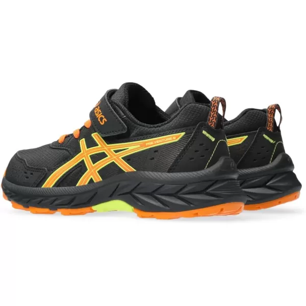 imageASICS Kids PRE Venture 9 PreSchool ShoesBlackBright Orange