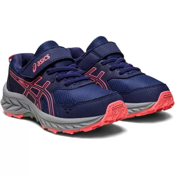 imageASICS Kids PRE Venture 9 PreSchool ShoesIndigo BluePapaya