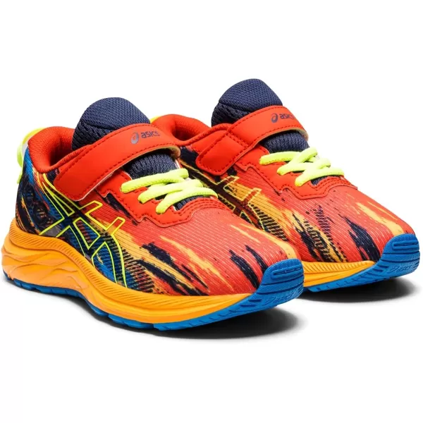 imageASICS Kids Pre Noosa Tri 13 PreSchool Running ShoesCherry TomatoSafety Yellow