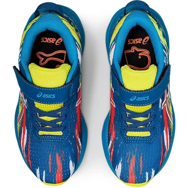 imageASICS Kids Pre Noosa Tri 13 PreSchool Running ShoesReborn BlueSour Yuzu