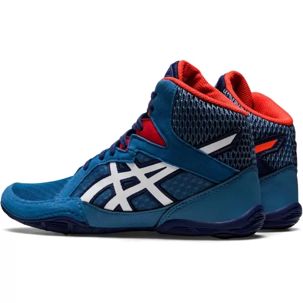 imageASICS Kids Snapdown 3 Grade School Wrestling ShoesAzureWhite