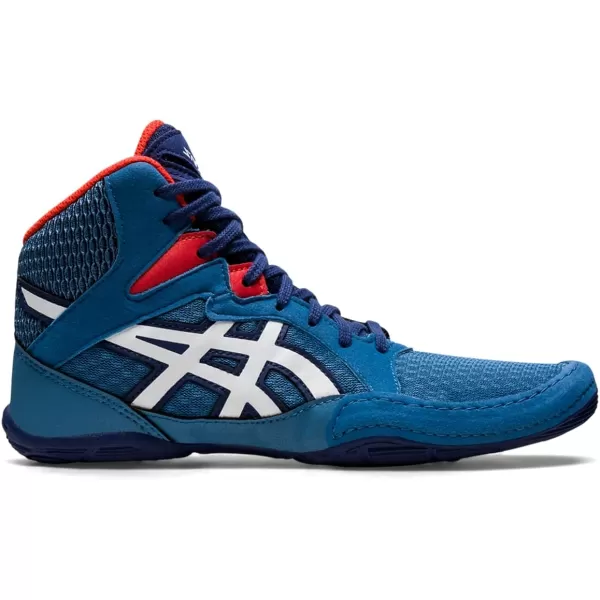 imageASICS Kids Snapdown 3 Grade School Wrestling ShoesAzureWhite