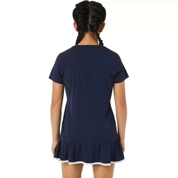 imageASICS Kids Tennis Graphic TEEMidnight