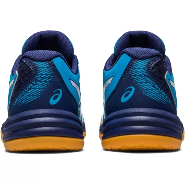 imageASICS Kids Upcourt 5 Grade School Volleyball ShoesIsland BlueWhite