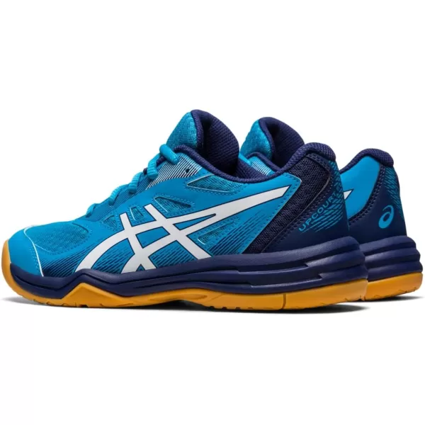 imageASICS Kids Upcourt 5 Grade School Volleyball ShoesIsland BlueWhite