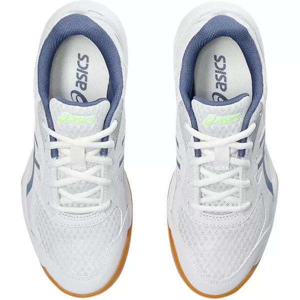 imageASICS Kids Upcourt 5 Grade School Volleyball ShoesWhiteDenim Blue