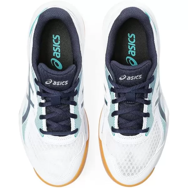 imageASICS Kids Upcourt 5 Grade School VolleyballWhitePeacoat