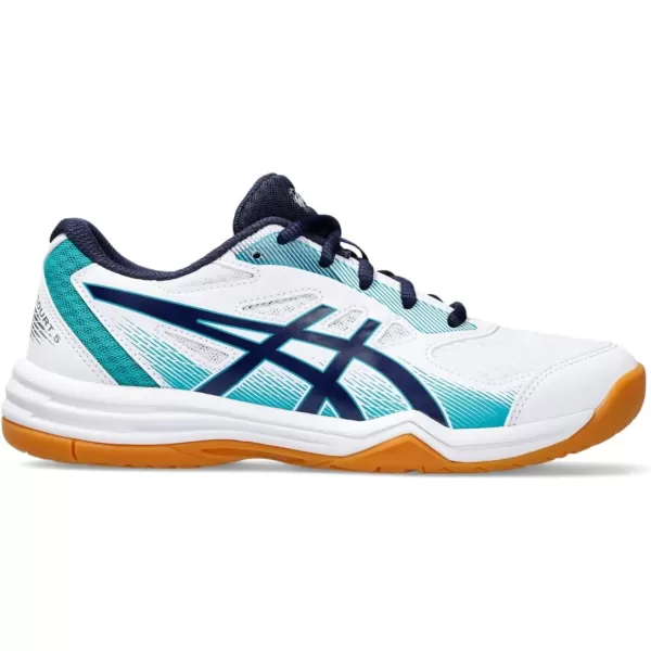 imageASICS Kids Upcourt 5 Grade School VolleyballWhitePeacoat