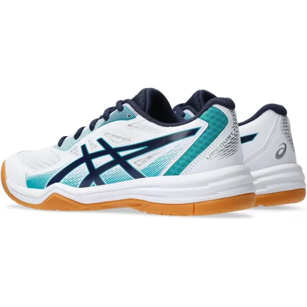 imageASICS Kids Upcourt 5 Grade School VolleyballWhitePeacoat