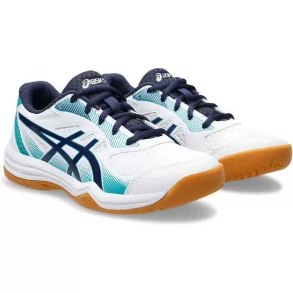 imageASICS Kids Upcourt 5 Grade School VolleyballWhitePeacoat