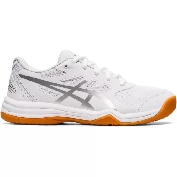 imageASICS Kids Upcourt 5 Grade School VolleyballWhitePure Silver