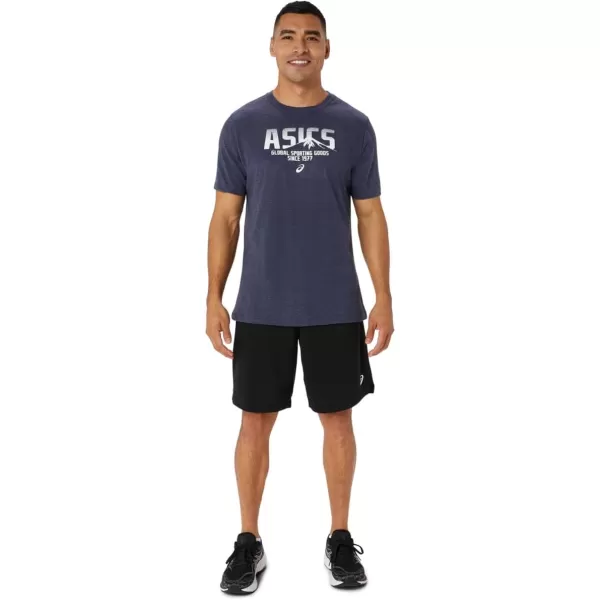 imageASICS Mens 1977 MTN TEE Training ApparelPeacoat Heather