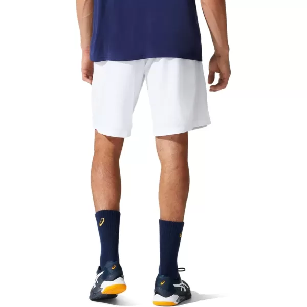 imageASICS Mens 9 Short Tennis ApparelBrilliant White