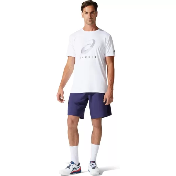 imageASICS Mens 9 Short Tennis ApparelPeacoat