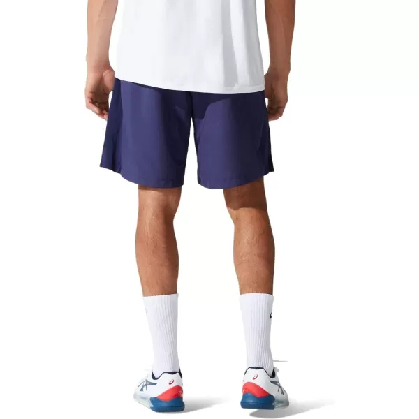 imageASICS Mens 9 Short Tennis ApparelPeacoat