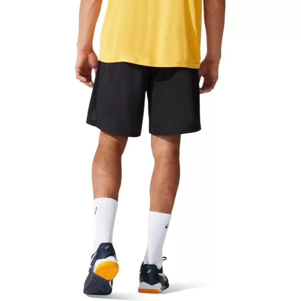 imageASICS Mens 9 Short Tennis ApparelPerformance Black
