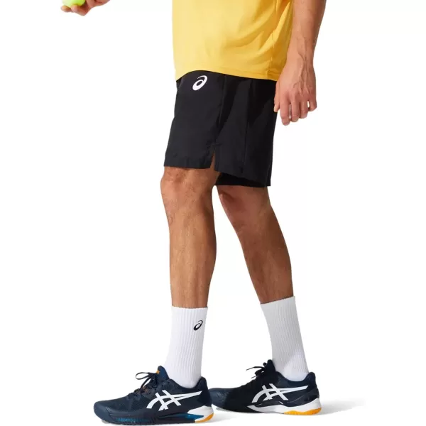 imageASICS Mens 9 Short Tennis ApparelPerformance Black