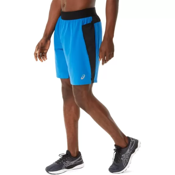 imageASICS Mens 9IN Mixer Short Training ApparelLake DrivePerformance Black