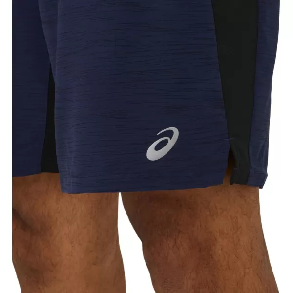 imageASICS Mens 9IN Mixer Short Training ApparelPeacoat Digital JaponismP Black