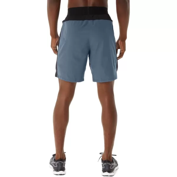 imageASICS Mens 9IN Mixer Short Training ApparelSteel Blue