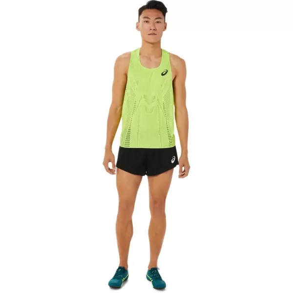imageASICS Mens ACTIBREEZE Breath Singlet Training ApparelHazard Green