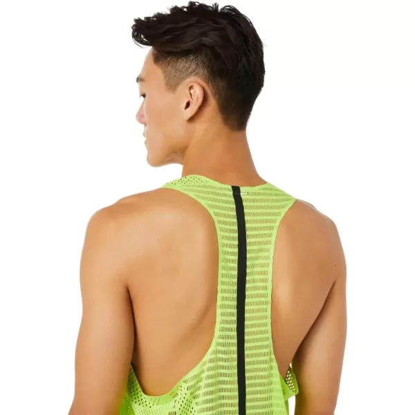 imageASICS Mens ACTIBREEZE Breath Singlet Training ApparelHazard Green