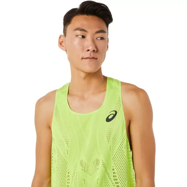 imageASICS Mens ACTIBREEZE Breath Singlet Training ApparelHazard Green