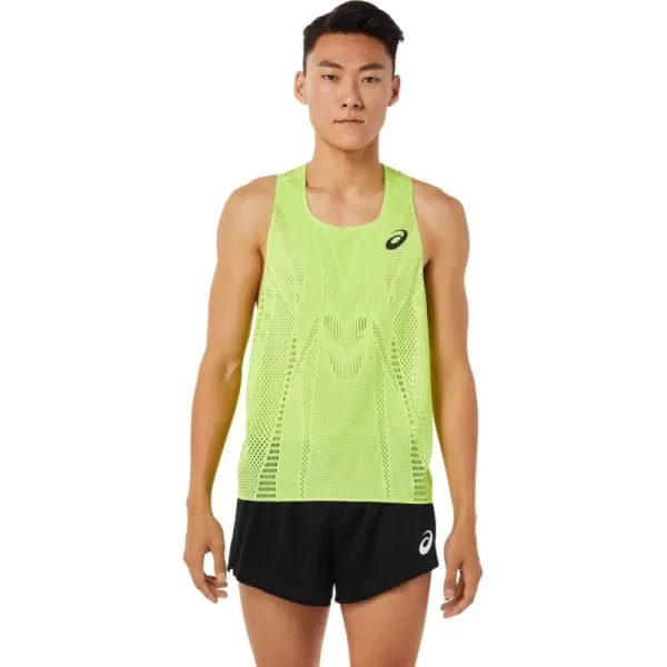 imageASICS Mens ACTIBREEZE Breath Singlet Training ApparelHazard Green