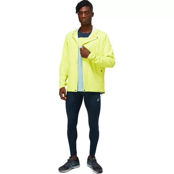 imageASICS Mens Accelerate Jacket Running ApparelSour Yuzu