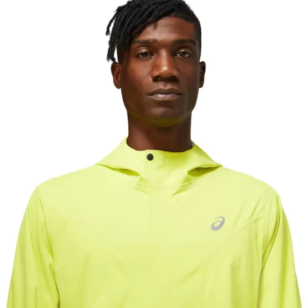 imageASICS Mens Accelerate Jacket Running ApparelSour Yuzu