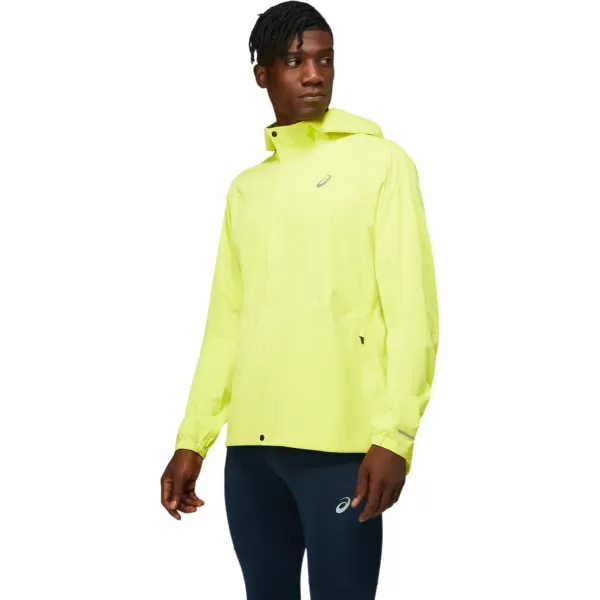 imageASICS Mens Accelerate Jacket Running ApparelSour Yuzu