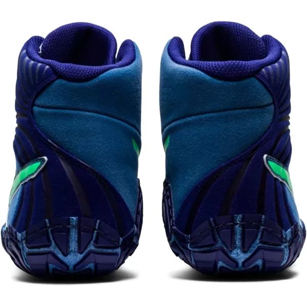 imageASICS Mens Aggressor 5 Wrestling ShoesAzureNew Leaf