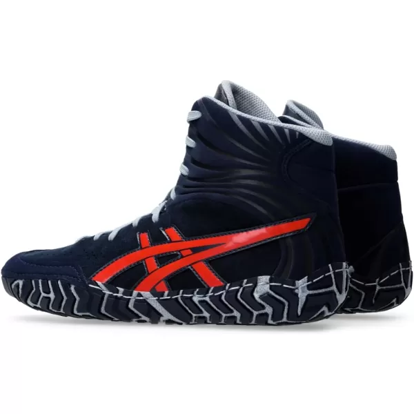 imageASICS Mens Aggressor 5 Wrestling ShoesMidnightClassic Red