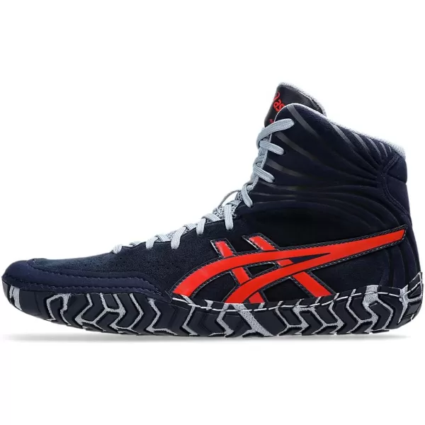 imageASICS Mens Aggressor 5 Wrestling ShoesMidnightClassic Red