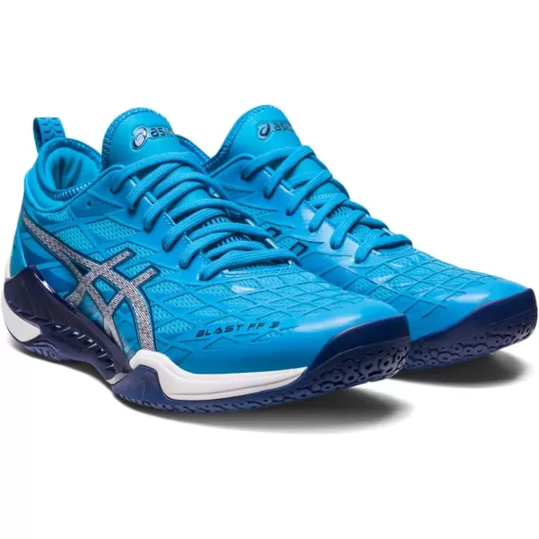 imageASICS Mens Blast FlyteFoam 3 Handball ShoesIsland BlueIndigo Blue