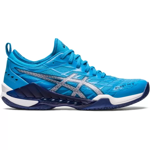 imageASICS Mens Blast FlyteFoam 3 Handball ShoesIsland BlueIndigo Blue