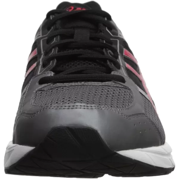 imageASICS Mens Contend Running ShoeCarbonClassic RedBlack