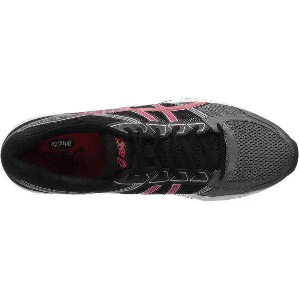 imageASICS Mens Contend Running ShoeCarbonClassic RedBlack