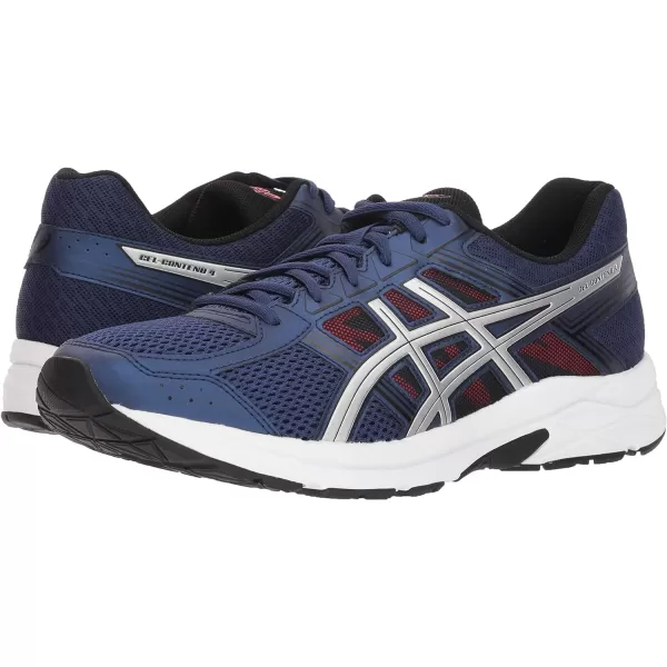 imageASICS Mens Contend Running ShoeDeep OceanSilver