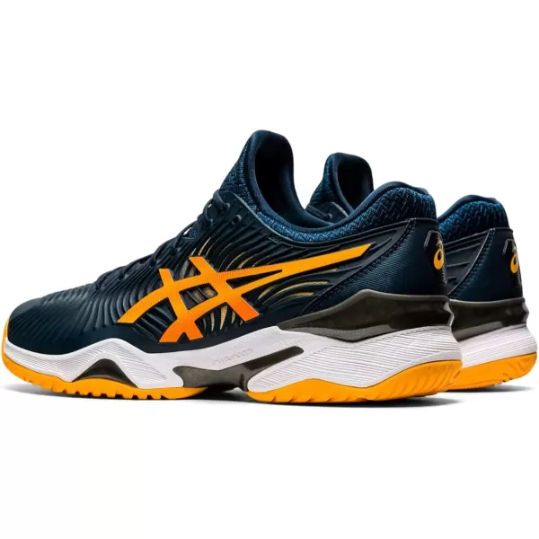 imageASICS Mens Court FlyteFoam 2 Tennis ShoesFrench BlueAmber