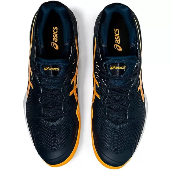imageASICS Mens Court FlyteFoam 2 Tennis ShoesFrench BlueAmber