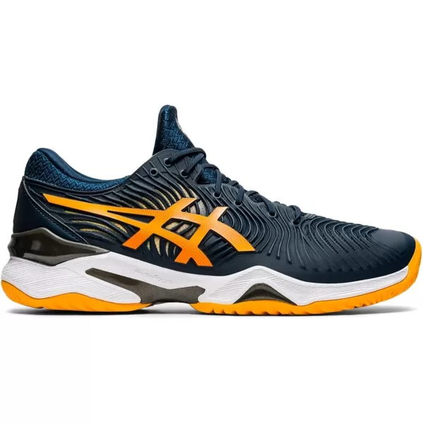 imageASICS Mens Court FlyteFoam 2 Tennis ShoesFrench BlueAmber