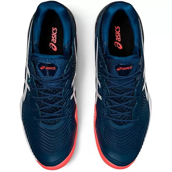 imageASICS Mens Court FlyteFoam 2 Tennis ShoesMako BlueWhite