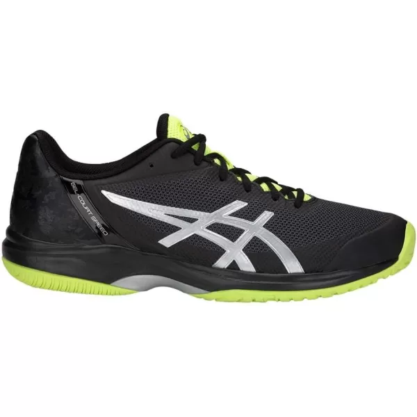 imageASICS Mens Court Speed FlyteFoam Tennis ShoesBlackFlash Yellow