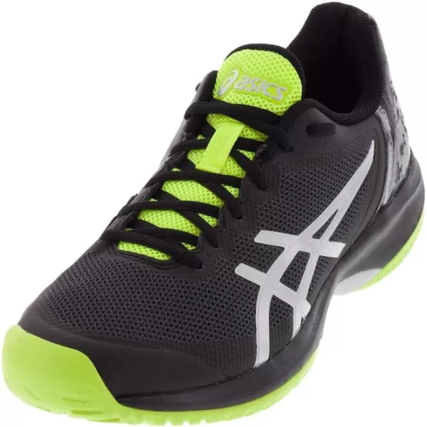 imageASICS Mens Court Speed FlyteFoam Tennis ShoesBlackFlash Yellow