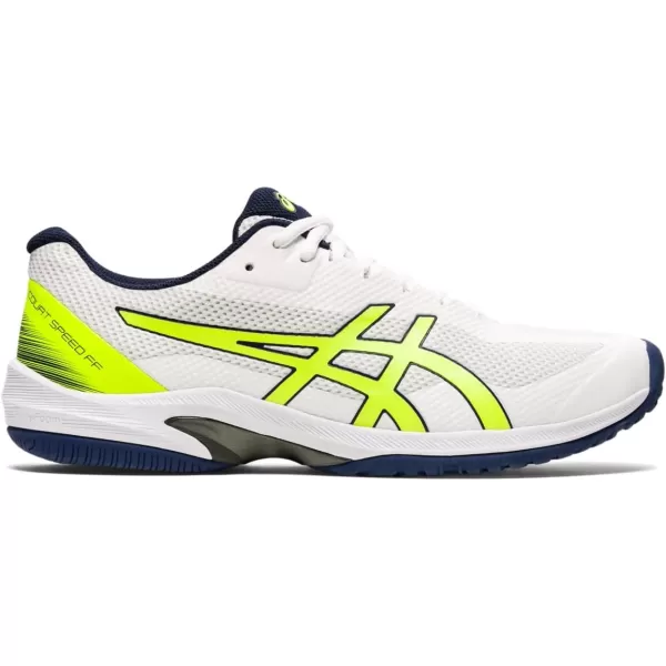 imageASICS Mens Court Speed FlyteFoam Tennis ShoesWhiteSafety Yellow
