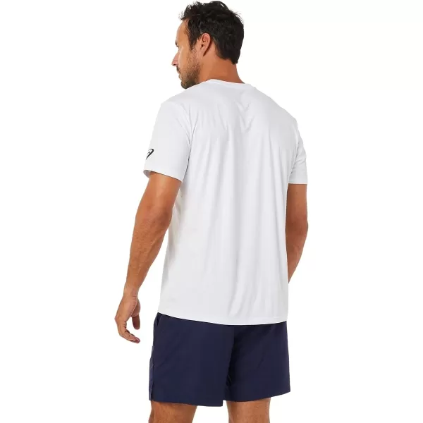 imageASICS Mens Court Spiral TEE Tennis ApparelBrilliant White