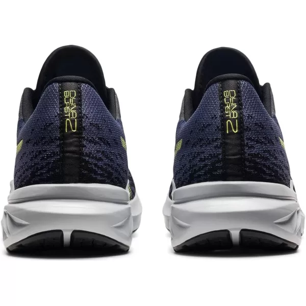imageASICS Mens DYNABLAST 2 Running ShoesBlackGlow Yellow