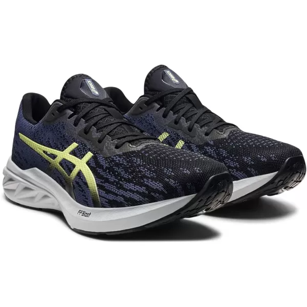 imageASICS Mens DYNABLAST 2 Running ShoesBlackGlow Yellow