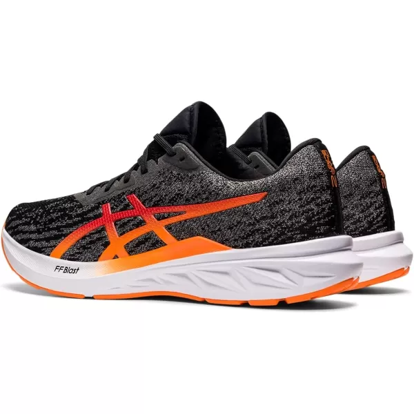 imageASICS Mens DYNABLAST 2 Running ShoesBlackShocking Orange